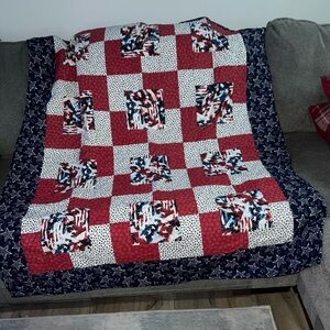 Patriotic Patchwork Quilt